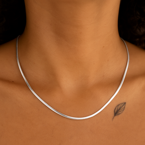 Snake woven choker